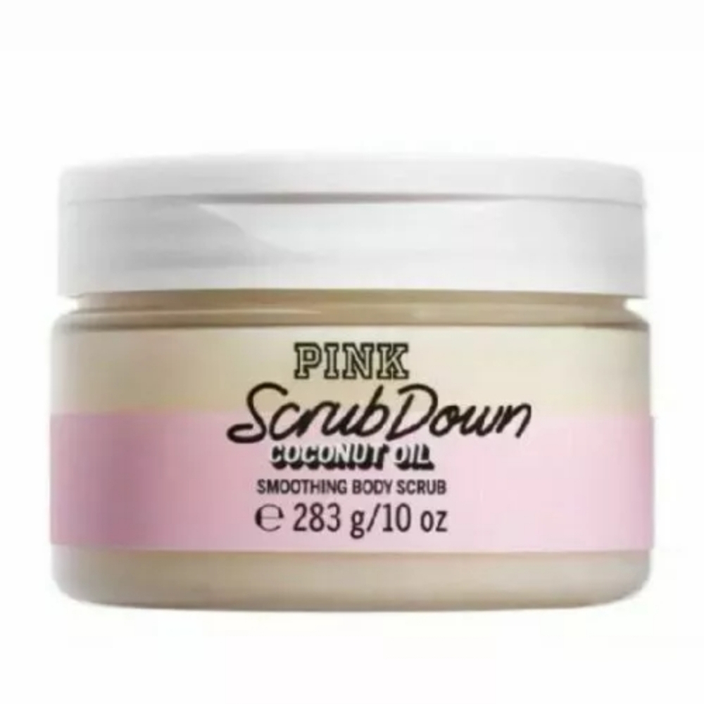 VICTORIAS SECRET PINK SCRUB DOWN COCONUT OIL SMOOT